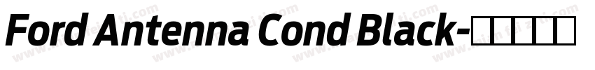 Ford Antenna Cond Black字体转换
